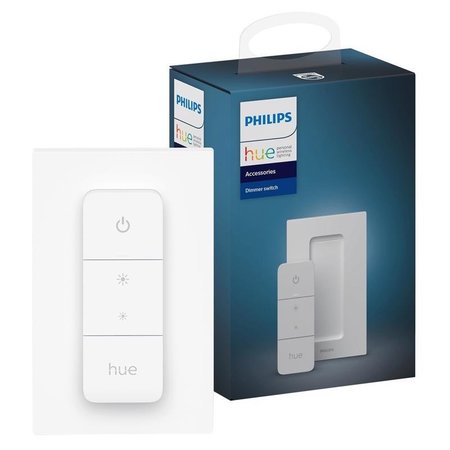 PHILIPS Hue White Wireless Dimmer Switch w/Remote Control 1 pk 562777